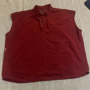 FIGS Rafaela Oversized Scrub top, size XXL, burgendy